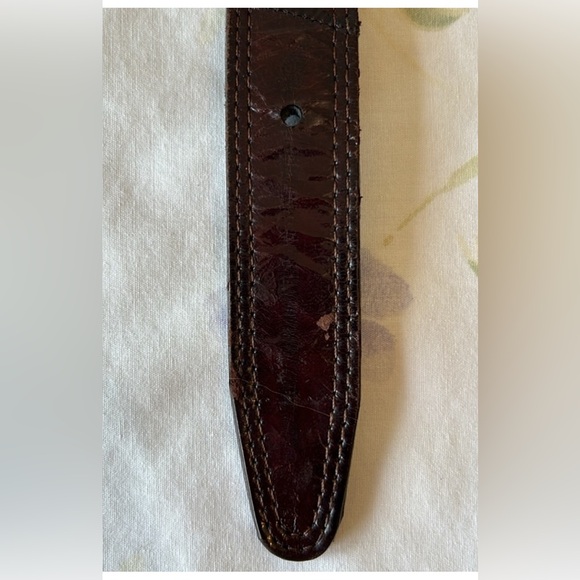 Vintage Genuine Eel Skin Belt - Picture 7 of 13